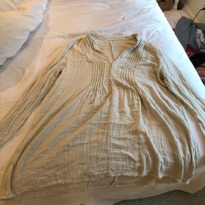 Free People beige tunic